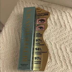 NEW Too Faced Better Than Sex Waterproof Mascara Voluptuous Volume Black 8 oz